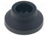Foot; Base dia: 32mm; polyamide; H: 15mm; Mount.hole diam: 14mm ELESA+GANTER
