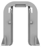 MOUNTING CLIP, PBT-GF, GREY