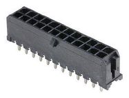 CONNECTOR, HEADER, 24POS, 2ROW, 3MM