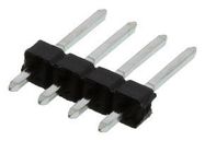 CONNECTOR, HEADER, 4POS, 1ROW, 2.54MM