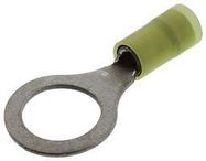 TERMINAL, RING TONGUE, 1/2", 10AWG, YEL