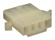 CONNECTOR HOUSING, PLUG, 3POS, 4.8MM