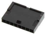 CONNECTOR HOUSING, PLUG, 8POS