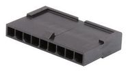 CONNECTOR HOUSING, PLUG, 9POS