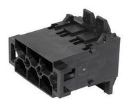 CONNECTOR HOUSING, PLUG, 6POS, 10MM