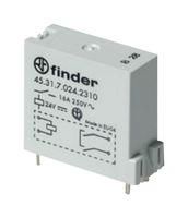 POWER RELAY, SPST-NO, 24VDC, 16A, THT