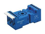 RELAY SOCKET, 8P, 10A, PANEL/DIN RAIL