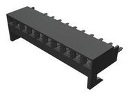 CONNECTOR, RCPT, 10POS, 1ROW, 2.54MM