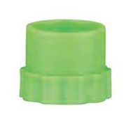 SYRINGE BARREL TIP CAP, GREEN, PK50