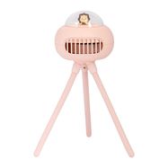 Remax UFO Stroller portable fan with 1200 mAh battery (pink), Remax