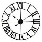 Wall Clock 60 cm Analogue Black