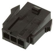 CONN HOUSING, PLUG, 3POS, 3MM