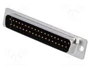 Connector: D-Sub; PIN: 37; plug; male; for cable; soldering MH CONNECTORS