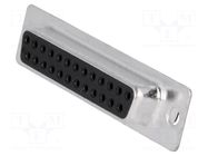 Connector: D-Sub; PIN: 25; plug; female; for cable; straight MH CONNECTORS