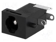 Connector: DC supply; socket; male; 5.5/2.5mm; with lock; 2A; 16VDC CLIFF