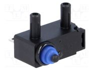 Microswitch SNAP ACTION; 0.1A/125VAC; 2A/12VDC; without lever OMRON Electronic Components