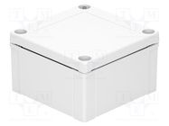 Enclosure: multipurpose; X: 100mm; Y: 100mm; Z: 60mm; MNX; ABS; grey FIBOX