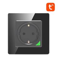 Smart WiFi Wall Socket Avatto N-WOT10-EU-B TUYA (black), Avatto