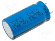 Capacitor: electrolytic; low ESR; THT; 1000uF; 50VDC; Ø16x31mm VISHAY