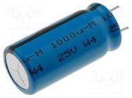 Capacitor: electrolytic; low ESR; THT; 1000uF; 25VDC; Ø12.5x25mm VISHAY