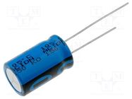 Capacitor: electrolytic; low ESR; THT; 1000uF; 25VDC; Ø12.5x20mm VISHAY