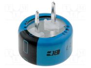 Supercapacitor; THT; 0.33F; 5.5VDC; Body dim: Ø13x7mm; Pitch: 5mm VISHAY