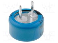 Supercapacitor; THT; 0.047F; 5.5VDC; Body dim: Ø13x7mm; Pitch: 5mm VISHAY