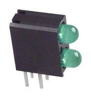 CKT BOARD INDICATOR, GREEN, 1.6MCD, TH