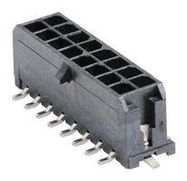 CONNECTOR, HEADER, 16POS, 2ROW, 3MM