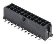 CONNECTOR, HEADER, 22POS, 2ROW, 3MM