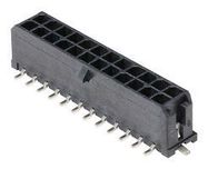 CONNECTOR, HEADER, 24POS, 2ROW, 3MM