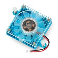 Heat sink with fan for Odroid XU-4 - blue