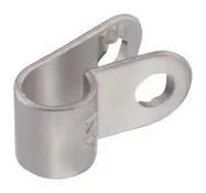 EARTHING CLIP, METALLIZED PLASTIC, 6.8MM