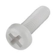 PLASTIC SCREW, PAN HEAD SLOTTED, M3, 8MM