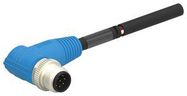 SENSOR CORD, 8P M12 PLUG-FREE END, 16.4'