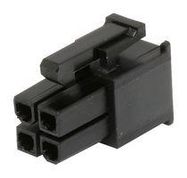 CONNECTOR HOUSING, RCPT, 4POS, 4.2MM