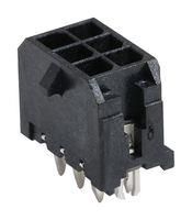 CONNECTOR, HEADER, 6POS, 2ROW, 3MM