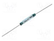 Reed switch; Range: 10÷15AT; Pswitch: 10W; Ø2.2x14mm; 0.5A; PCB,THT MEDER