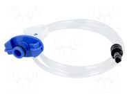 Accessories: syringe adapter; blue; 500 FISNAR