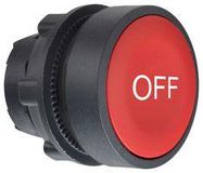 SWITCH ACTUATOR, PUSHBUTTON, RED