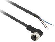 SENSOR CORD, CIR 3P RCPT-FREE END, 5M