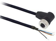 SENSOR CORD, M12 4P RCPT-FREE END, 2M