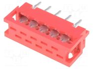 Connector: wire-board; adapter; PIN: 10; 1.5A; IDC,THT; 2x5; 30mΩ CONNFLY