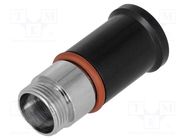 Adapter; cylindrical fuses; 6.3x32mm; 16A; black; 500VAC; UL94V-0 SCHURTER