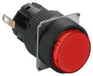 LED PANEL INDICATOR, 16MM, RED, 24V