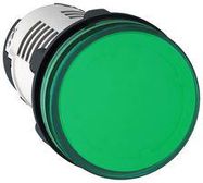 LED PANEL INDICATOR, 22MM, GRN, 230VAC