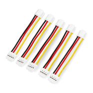 Grove - a set of 5 female-female 4-pin - 2mm/5cm cables with a latch