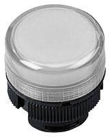 PILOT LIGHT HEAD, WHITE, ROUND, 22MM