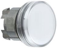 PILOT LIGHT HEAD, WHITE, ROUND, 22MM