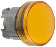 PILOT LIGHT HEAD, ORANGE, ROUND, 22MM